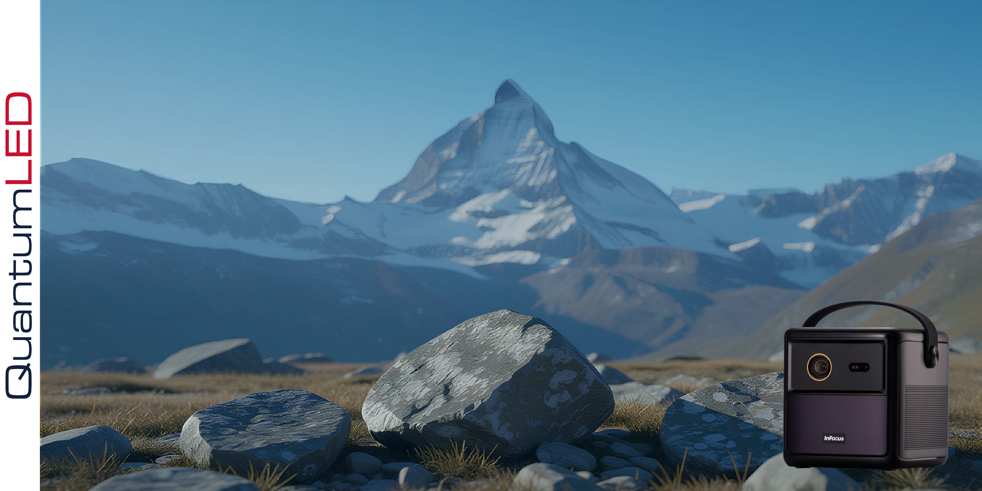 Crusader Challenger with mountain landscape in the background